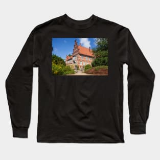 Moated Castle, Castle, Bergedorf, Hamburg Long Sleeve T-Shirt